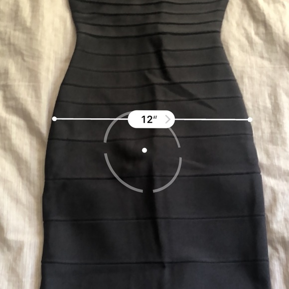 Herve Leger Classic Y2K Bandage Dress Gray SZ XXS - Picture 11 of 12